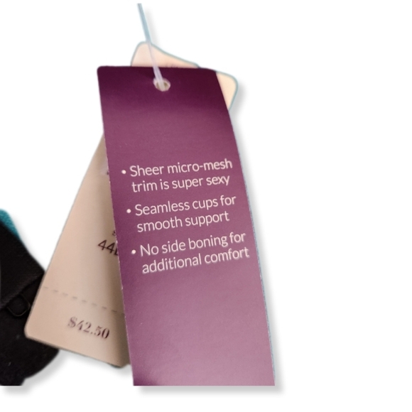 Cacique Illusion Full Coverage Support Solution Lightly padded Bra Black 44DD - Picture 6 of 8